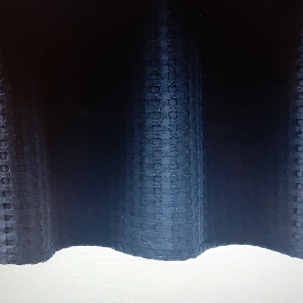 Casaluna waffle shower curtain black washed for softness textured 72